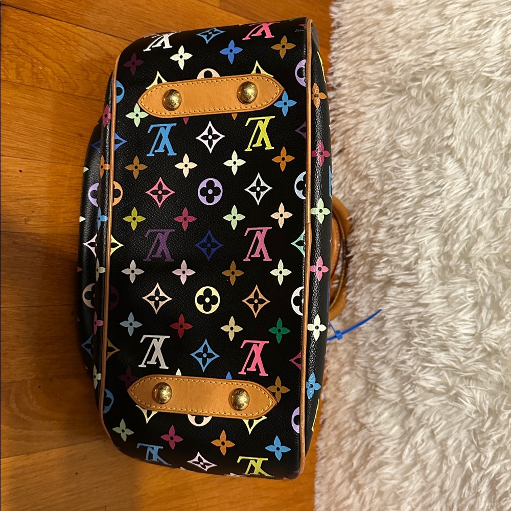 Louis Vuitton Black Multicolor Monogram Rita Hobo Bag - Picture 9 of 17